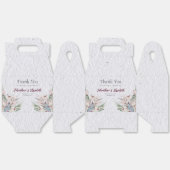 水彩保保フローラと植物学結婚の フェイバーボックス (見開き)