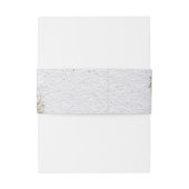 水彩保保フローラと植物学結婚の 招待状ベリーバンド (裏面例)