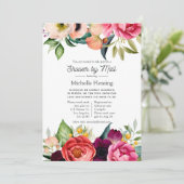 水彩保保フローラブライダルシャワーバイメール 招待状 (スタンド正面)