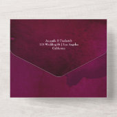 水彩保保フローラ結婚ズ オールインワン招待状 (裏面)