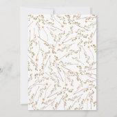 水彩保保男の赤ちゃんシャワー招待状 招待状 (裏面)