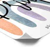 水彩保方レインボードリンクポスター ポスター (角)