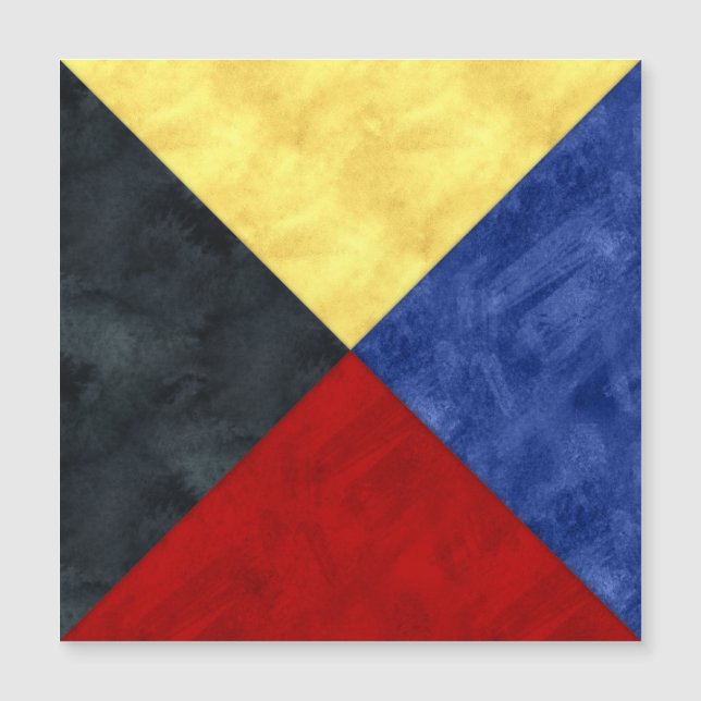 水彩信号航海の海上国旗 (正面)