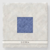 水彩信号航海の海上国旗 ストーンコースター (正面)