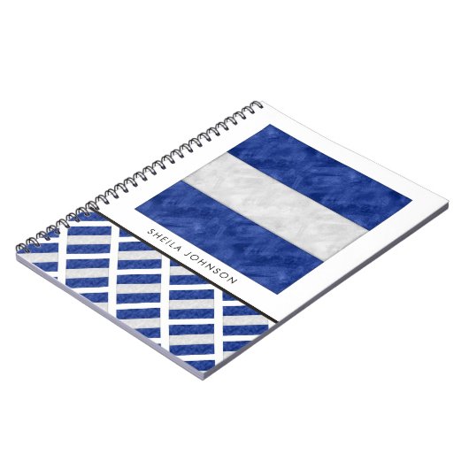 水彩信号航海の海上国旗 ノートブック (左側)