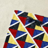 水彩信号航海の海上国旗 ビーチタオル (インサイチュ)