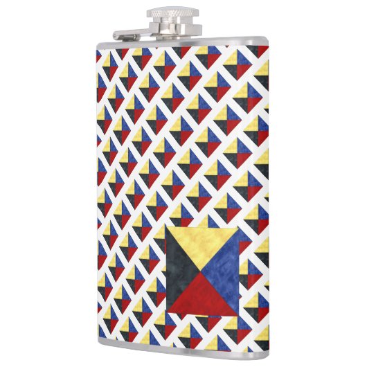 水彩信号航海の海上国旗 フラスク (左)