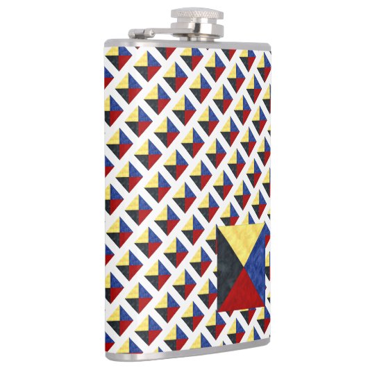 水彩信号航海の海上国旗 フラスク (右)