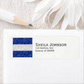 水彩信号航海の海上国旗 ラベル (インサイチュ)