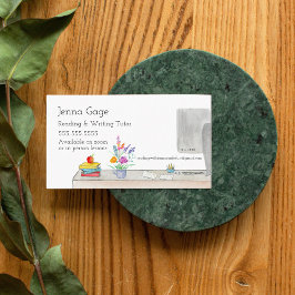 水彩先生ズデスク読ズ書チューター 名刺