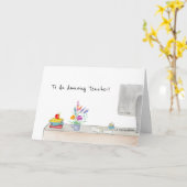 水彩先生鑑賞オンラ学イン カード (黄色い花)