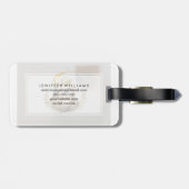 水彩光沢ムーンクラウン ラゲッジタグ (裏面横)