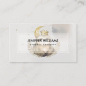 水彩光沢ムーンクラウン 名刺 (正面)