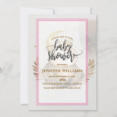 水彩光沢ムーンクラウン 招待状 (正面)