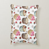 水彩入りカップケーキ アクセントクッション (裏面(縦))