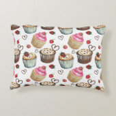 水彩入りカップケーキ アクセントクッション (裏面)