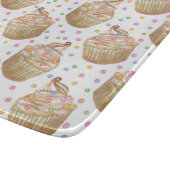 水彩入りカップケーキ カッティングボード (角)
