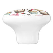 水彩入りカップケーキ セラミックノブ (側面)