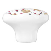 水彩入りカップケーキ セラミックノブ (側面)