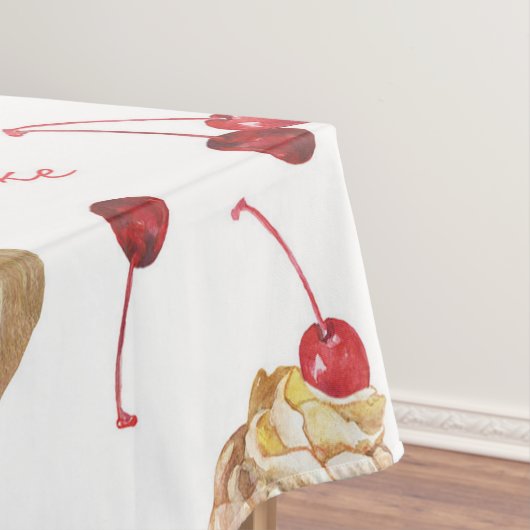 水彩入りカップケーキ テーブルクロス (インサイチュ)