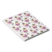 水彩入りカップケーキ ノートパッド (アングル)