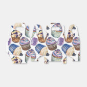 水彩入りカップケーキ フェイバーボックス (折り畳みなし)