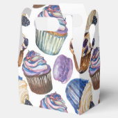 水彩入りカップケーキ フェイバーボックス (オープン)