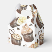 水彩入りカップケーキ フェイバーボックス (裏面サイド)