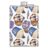 水彩入りカップケーキ フラスク (裏面)