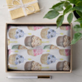 水彩入りカップケーキ 薄葉紙 (ギフト)