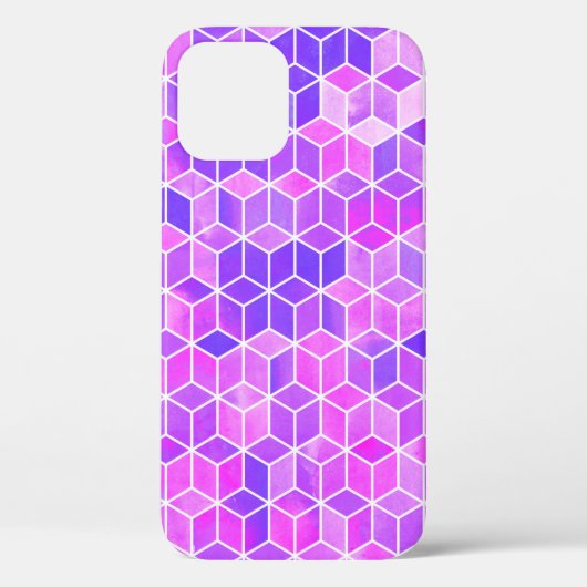 水彩六角イラストレーション Case-Mate iPhoneケース (裏面)