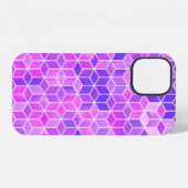 水彩六角イラストレーション iPhoneケース (裏面横)