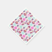 水彩六角パターン スタンダードカクテルナプキン (角)