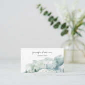 水彩冒険ウッドランドパインフォレスト 名刺 (スタンド正面)