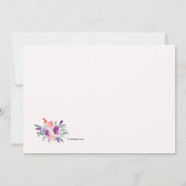 水彩写真のお知らせ 案内状 (裏面)