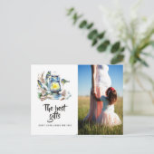 水彩写真を期待するクリスマスランタン 案内ポストカード (スタンド正面)