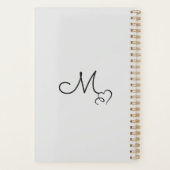 水彩写真ウェディングプランナー プランナー手帳 (裏面)