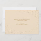 水彩写真エレガントクリスマスカード シーズンカード (裏面)