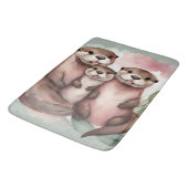 水彩写真ファミリー バスマット (アングル)