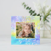 水彩写真フレームイースターカード シーズンカード (スタンド正面)