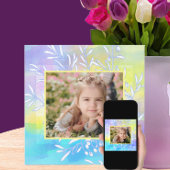 水彩写真フレームイースターカード シーズンカード