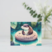 水彩写真ポストクロッシングポストカード ポストカード (スタンド正面)