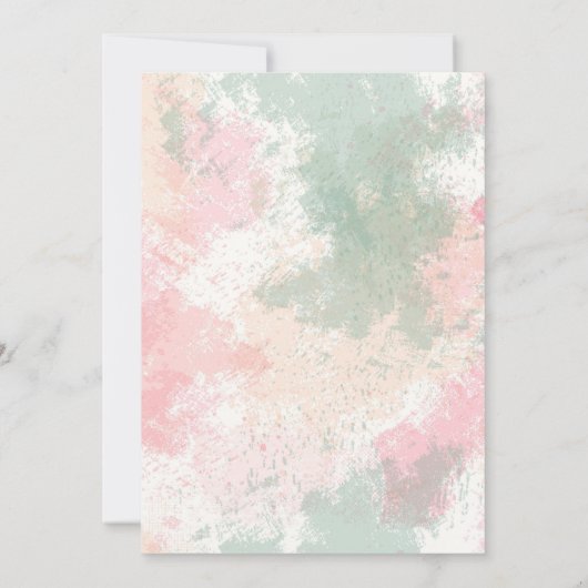 水彩写真保存日 招待状 (裏面)