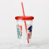 水彩写真卒業 アクリルタンブラー (左)