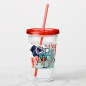 水彩写真卒業 アクリルタンブラー (裏面)