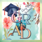 水彩写真卒業 ウィンドウサイン (シート3)