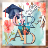 水彩写真卒業 ウィンドウサイン (シート2)