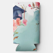 水彩写真卒業 スリム缶クーラー (裏面)