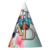 水彩写真卒業 パーティーハット (正面)