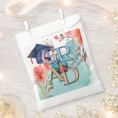 水彩写真卒業 フェイバーバッグ (クリップ留めされた状態)